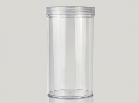 CYLINDER CONTAINER PL188 CLEAR LID - 1000 ML , Pet Juice Bottle, Pet  Bottle, plastic container - Wakim Plastic